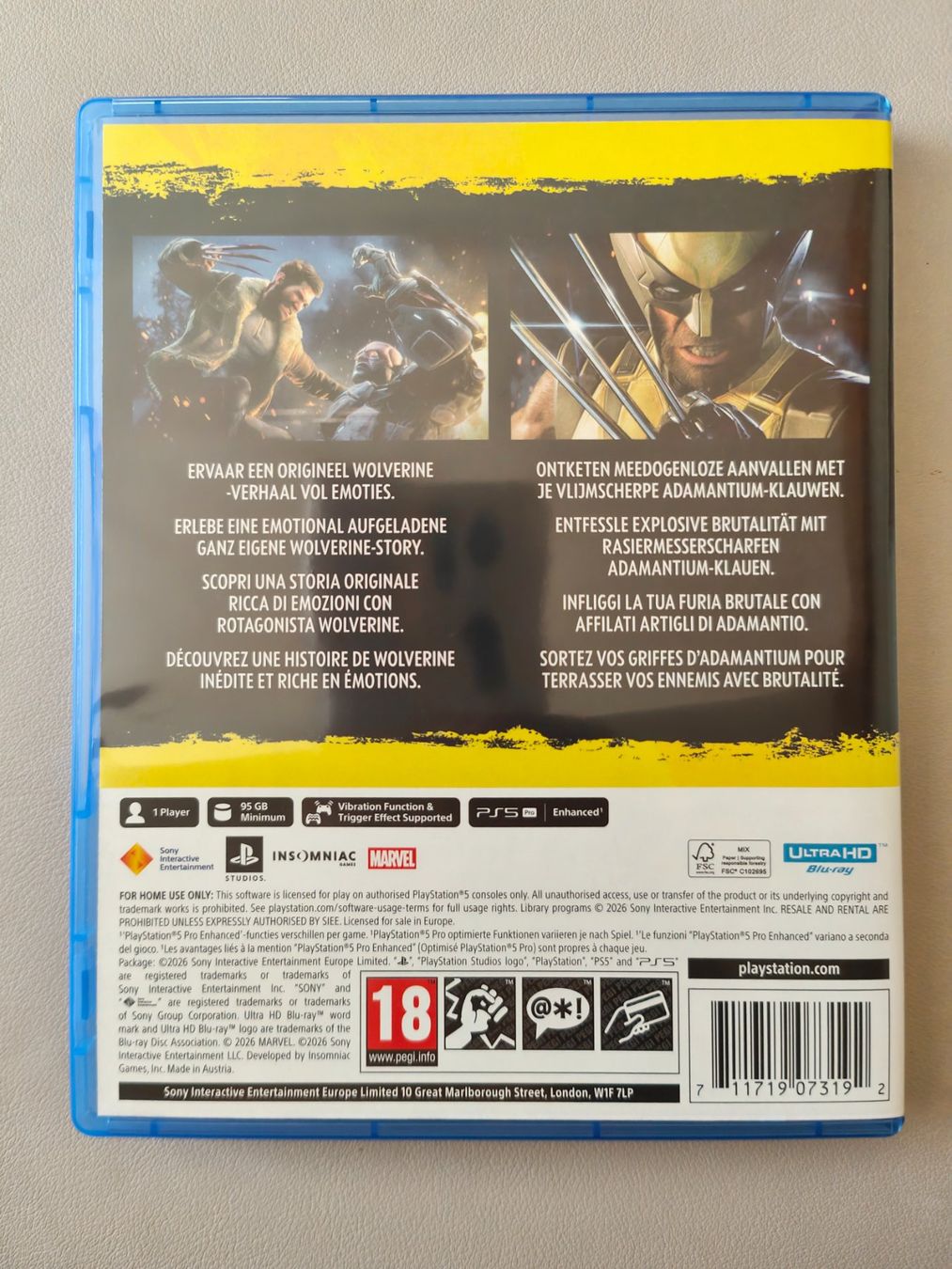 Giochi: Wolverine Marvel PS5 NEUWERTIG – Nuovo (secondo la descrizione) da Bern venduto da breesell321 1
