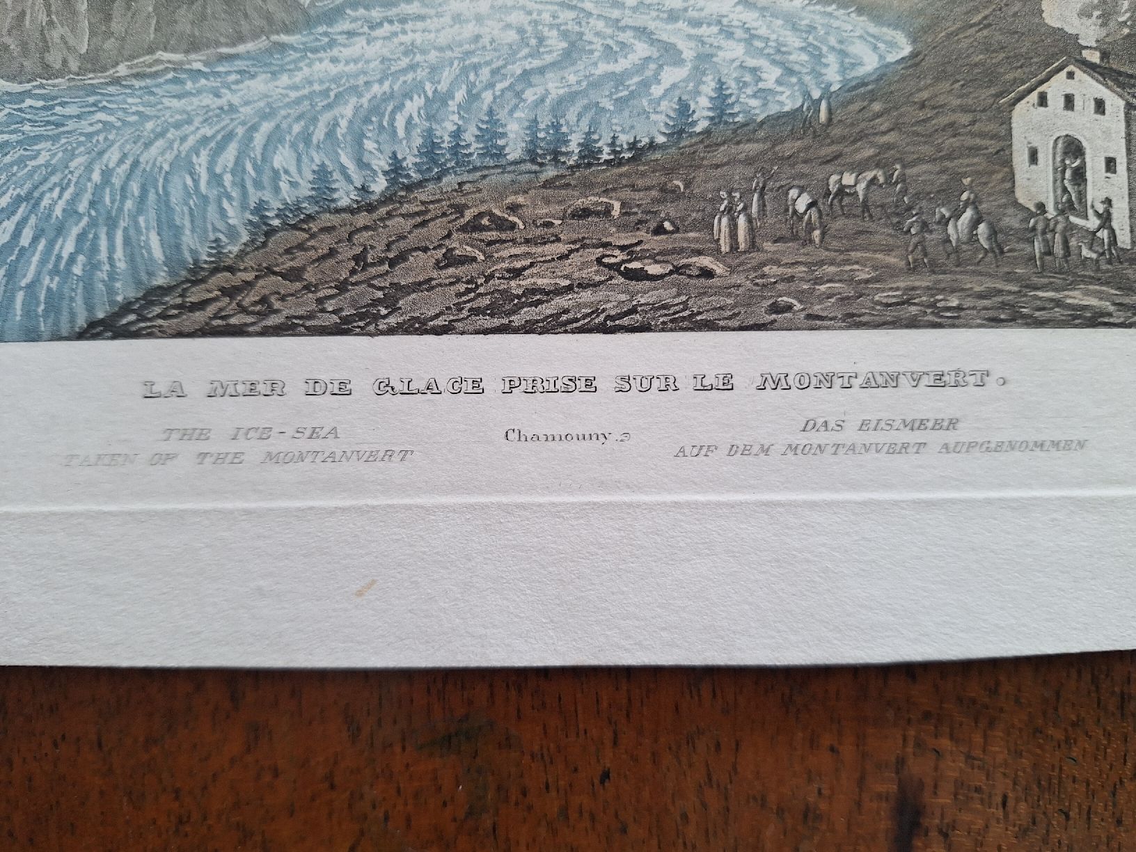 Incisioni: MER DE GLACE. MONTANVERT – Usato da Bevaix venduto da bohrap 2