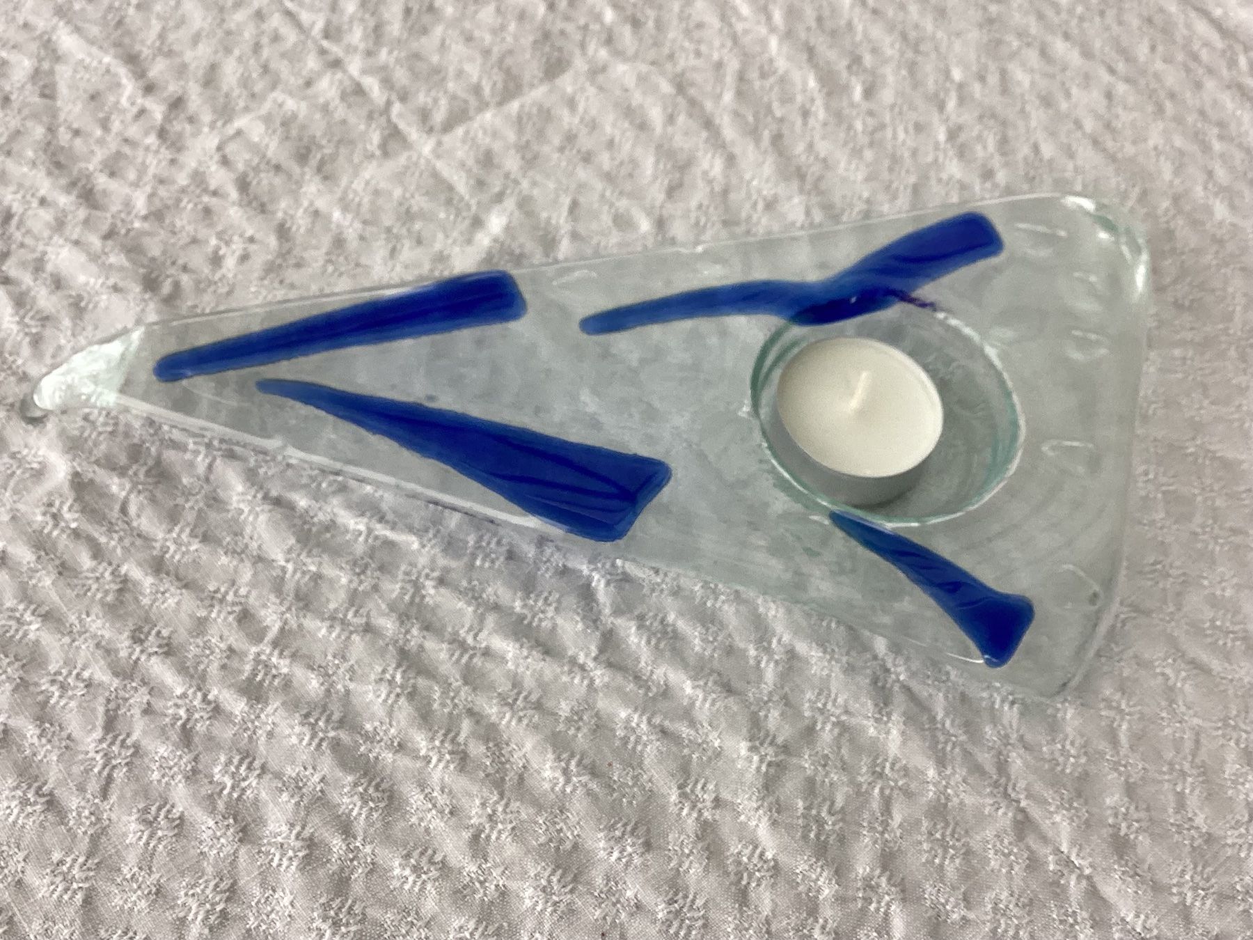 Toutes les décorations: Glasfusing Windlicht, 3-eckig, als kleines Mitbringsel – Neuf (Voir description) à Mörschwil par Monzar 1