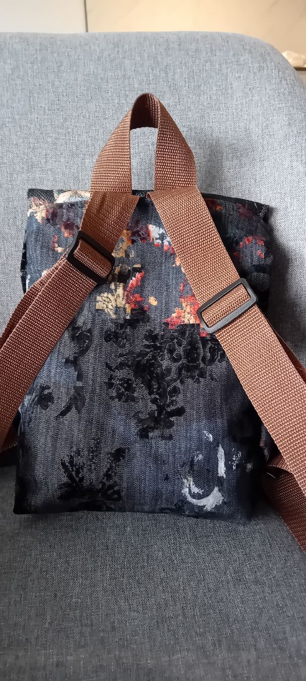 Borse & Zaini: kleiner Rucksack mit Eulenmuster und Blumen,handarbeit – Nuovo (secondo la descrizione) da Burgdorf venduto da carodesign1 4
