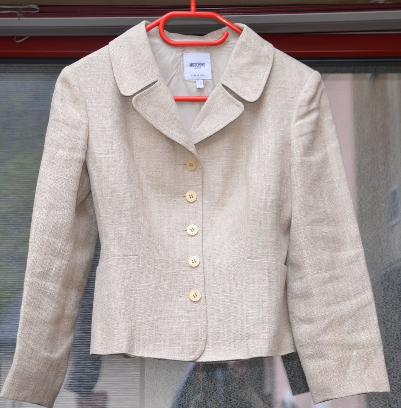 Moschino Giacche: Moschino Blazer / veste  Flachs / lin .M – Usato da Collonges venduto da arashee 2