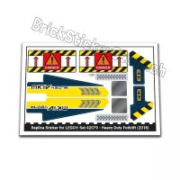 Stickersatz für LEGO® Technic Set 42079 „Heavy Duty Forklift