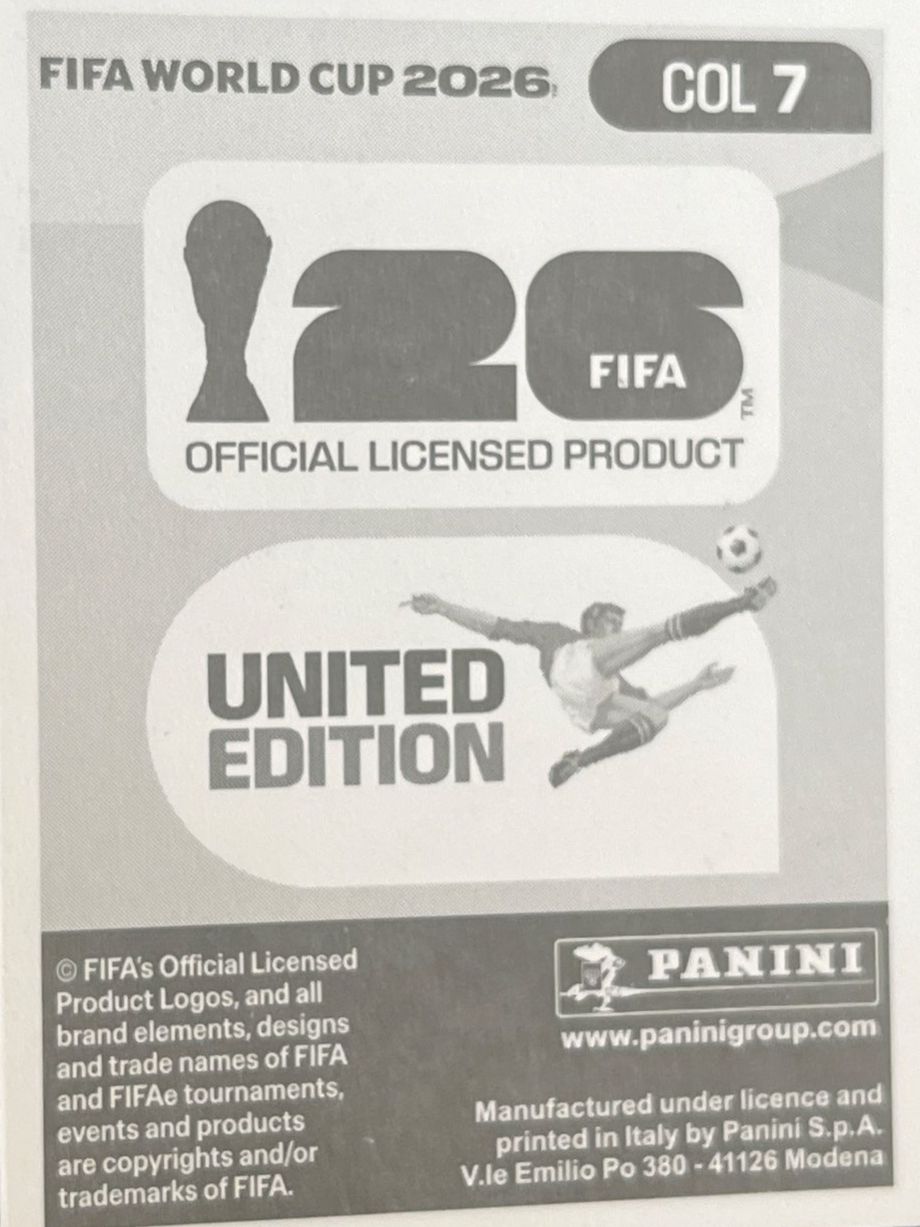 Panini Carte collezionabili: Panini COL7 – Nuovo (secondo la descrizione) da Susten venduto da Rechnun 1