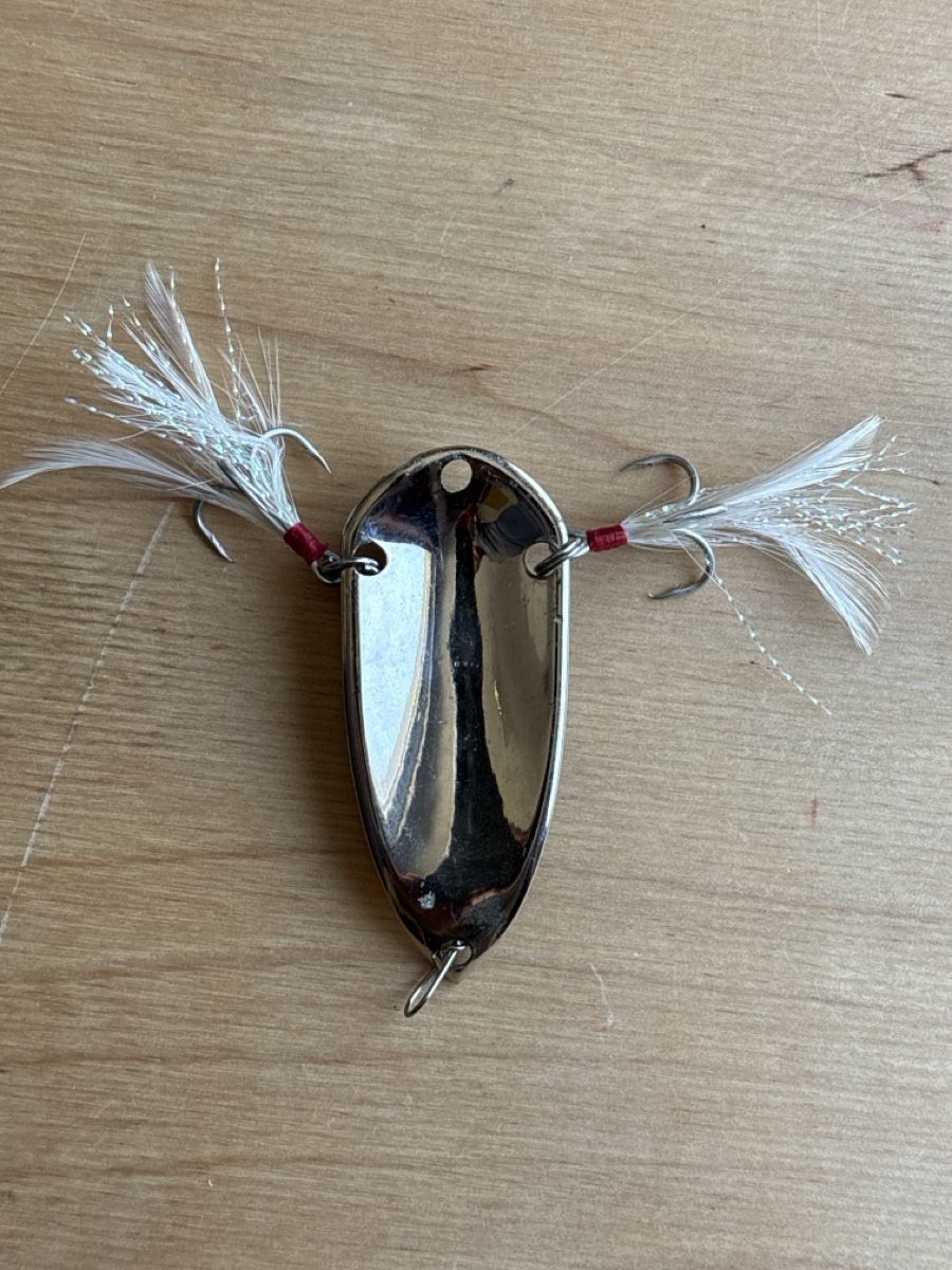 Esche: Spinner GT-Bio Grösse 6 mit Federn Silber – Usato da Thun venduto da Gitarre-1 2