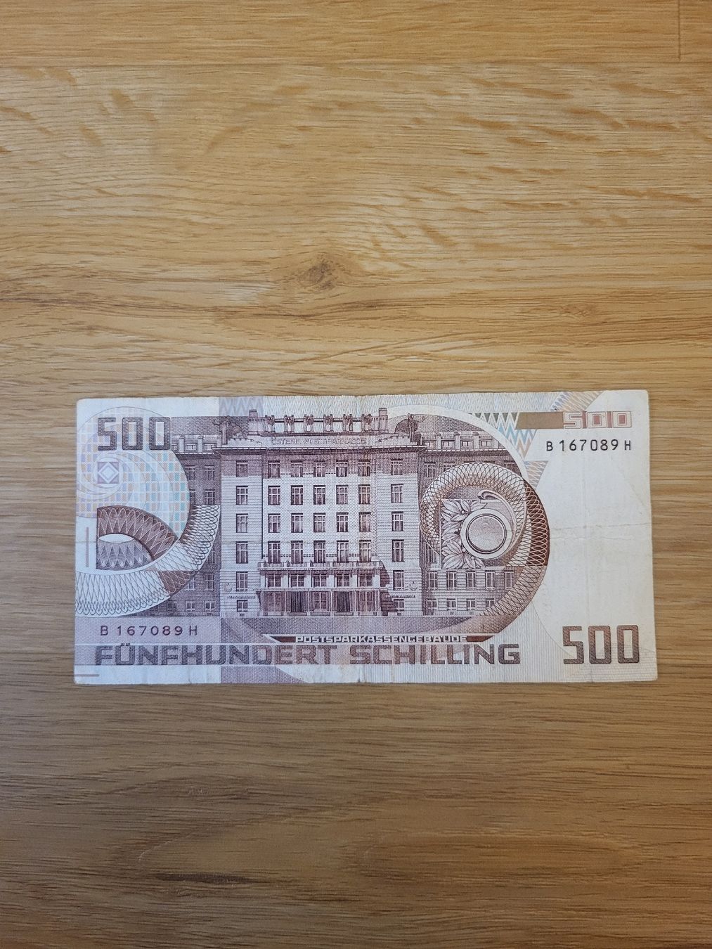 Banknoten: 500 Schilling Oesterreich Banknote 1985 – Gebraucht aus Uetikon am See von vi3nnaC4lling 1
