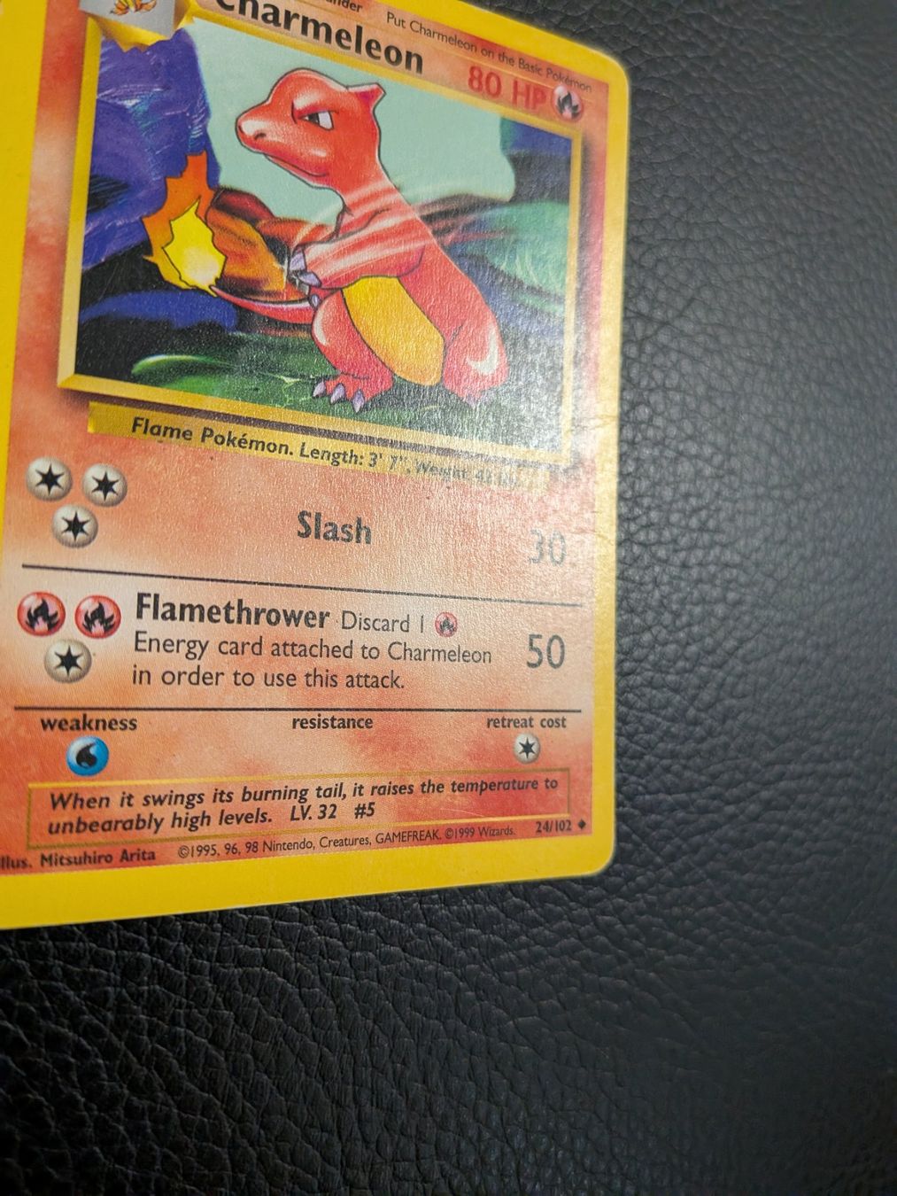 Pokémon Carte collezionabili: 1999 Base Set Charmeleon 24/102 Ab 1 – Usato da Paradiso venduto da Pkmn10 1