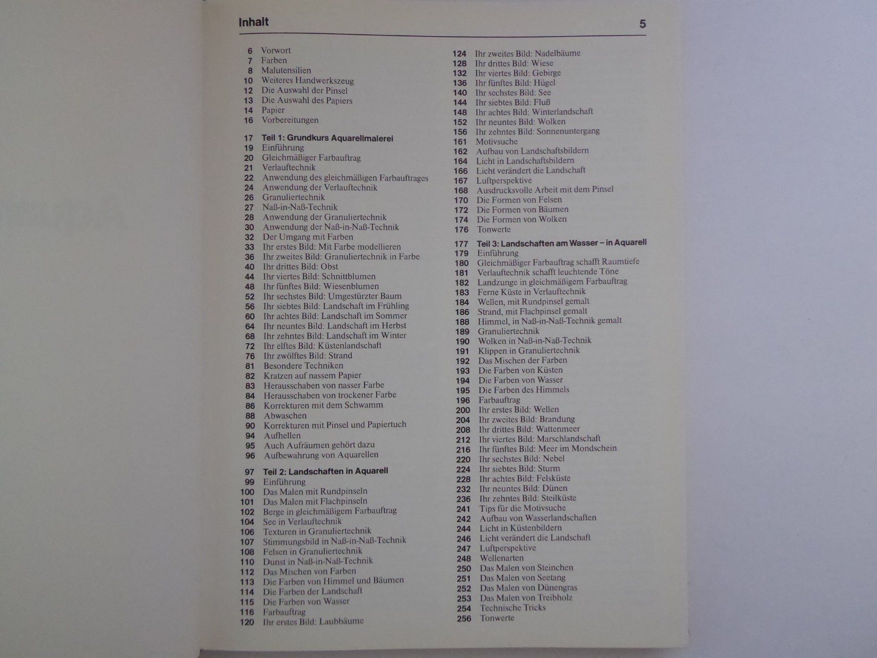 Libri: Buch: Aquarellmalerei, Ravensburger 1978 – Usato da Turbenthal venduto da Panau 2