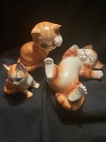 Goebel Keramik Katze 3-teiliges Konvolut guter Zustand