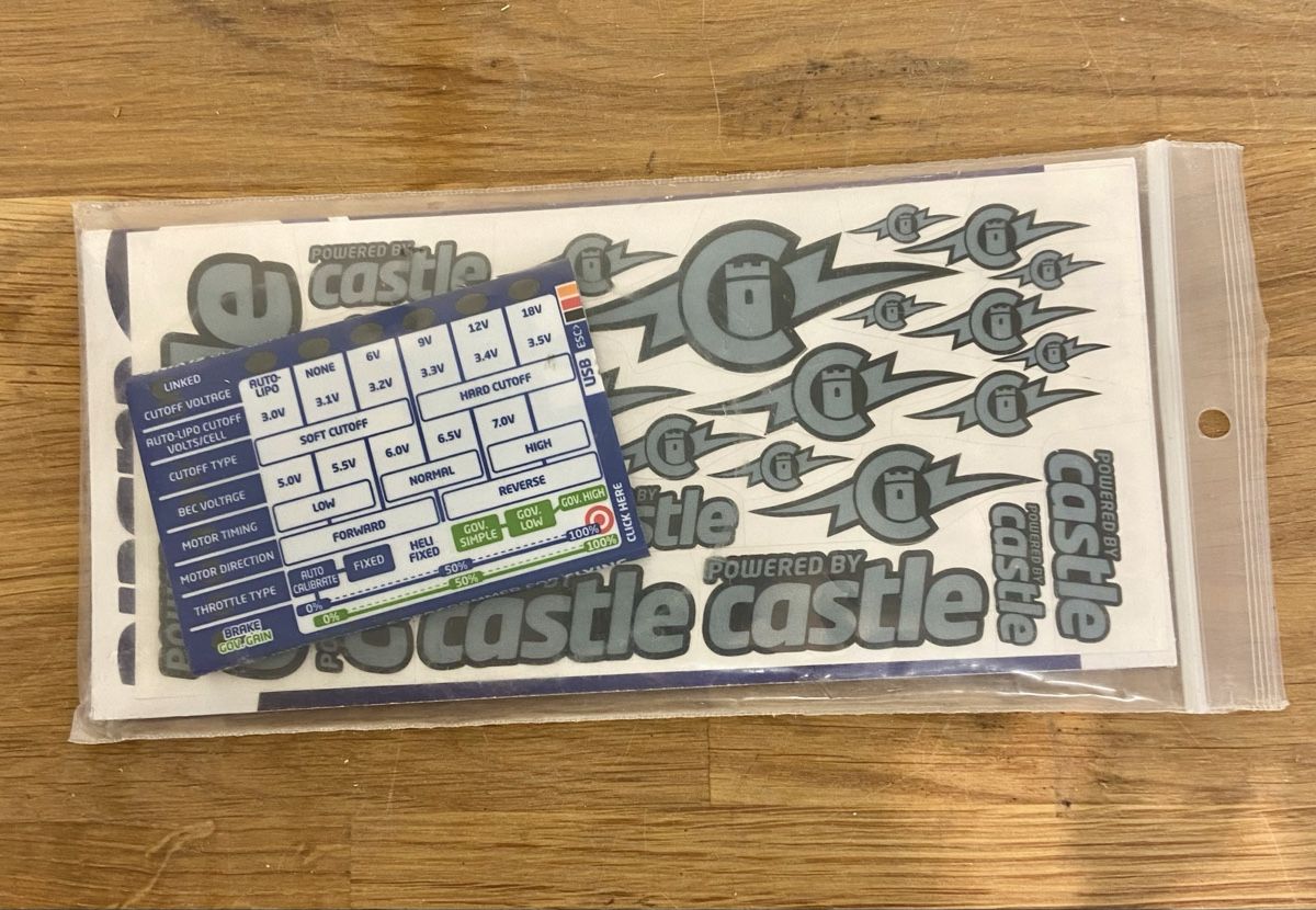 Modellismo RC: Castle Creations Programmierkarte – Nuovo e nell'imballaggio originale da Pratteln venduto da Arthband