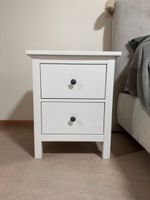 2× IKEA HEMNES Kommode 2 Schubladen weiss – Nachttisch