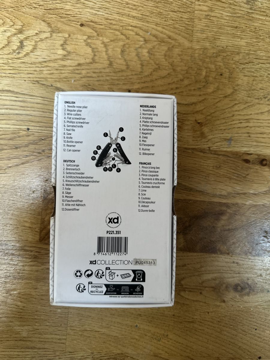 Tutti gli attrezzi: Multitool SOLID COLLECTION 12 Funktionen neu – Nuovo e nell'imballaggio originale da Susten venduto da luc_p9ng