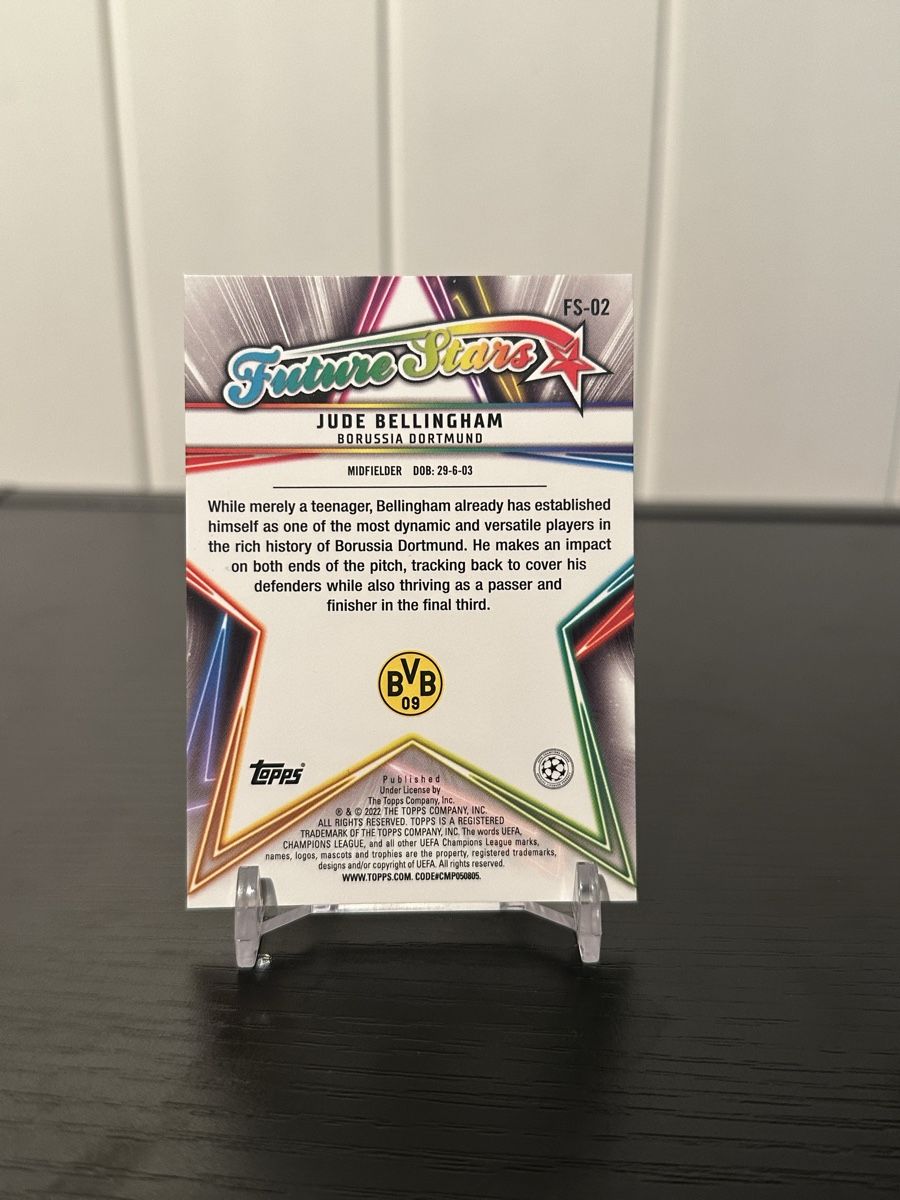 Topps Carte collezionabili: Jude Bellingham Topps BVB Champions League  – Nuovo (secondo la descrizione) da Unterstammheim venduto da Robin059 1