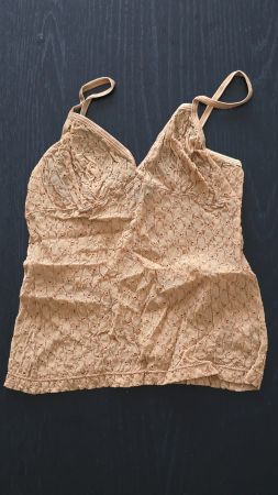 ​🏷️ Anti-Flirt Paris Mesh Camisole (1) Nude Boho Look