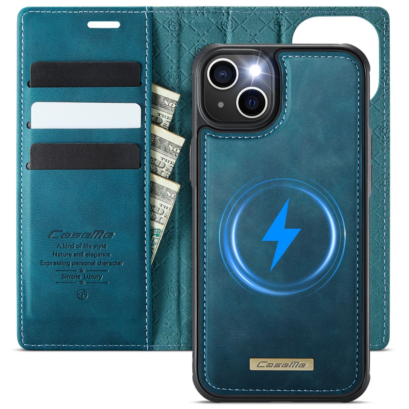 Cover & Protezioni schermo: iPhone 14 - étui à rabat portefeuille antichoc Bleu – Nuovo e nell'imballaggio originale da Morges venduto da DigiAC