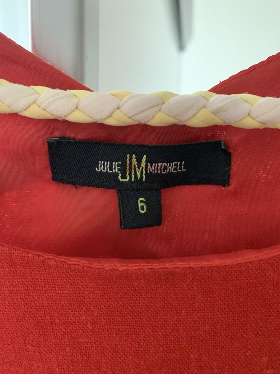 Vestiti: Robe en lin rouge Julie JM Mitchell, taille S – Usato da St-Imier venduto da gui_6b6f 1