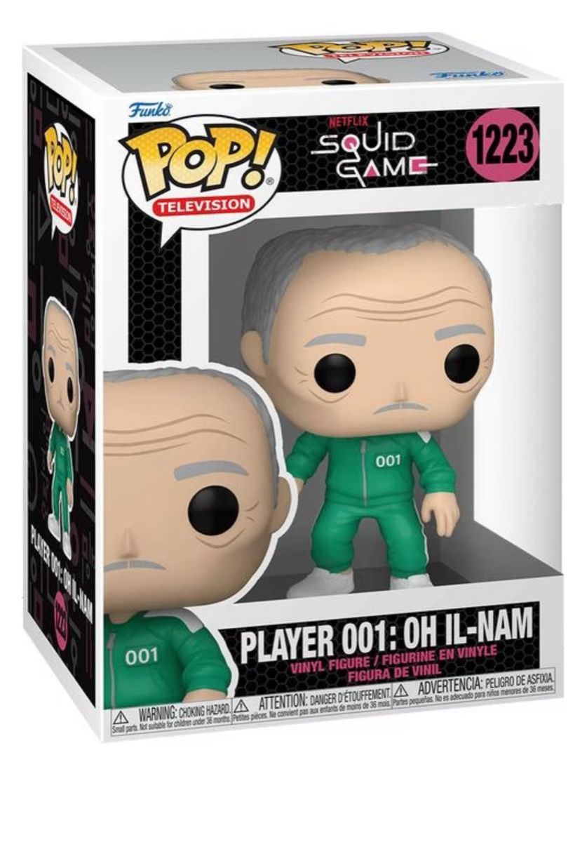 Funko Statuette: Funko Pop 1223 Squid Game : Player 001 Oh Il-Nam – Nuovo (secondo la descrizione) da Murten venduto da Ski-Outlet 1