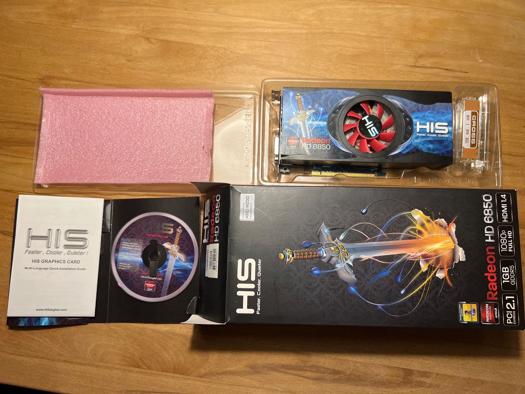 Amd Schede grafiche: HIS Radeon HD 6850 Grafikkarte – Usato da Konolfingen venduto da Fridez 3