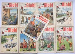 9x Hefte - DER GLOBI - 10.Jahrgang 1944
