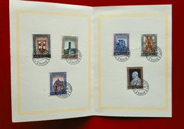 VATIKAN 80. GEBURTSTAG PAPST JOHANNES XXIII FALTBLATT 1962