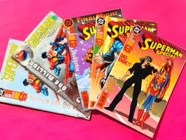 Superman Special Dino Verlag Comic-Lote (5 Hefte) – 90er Rar