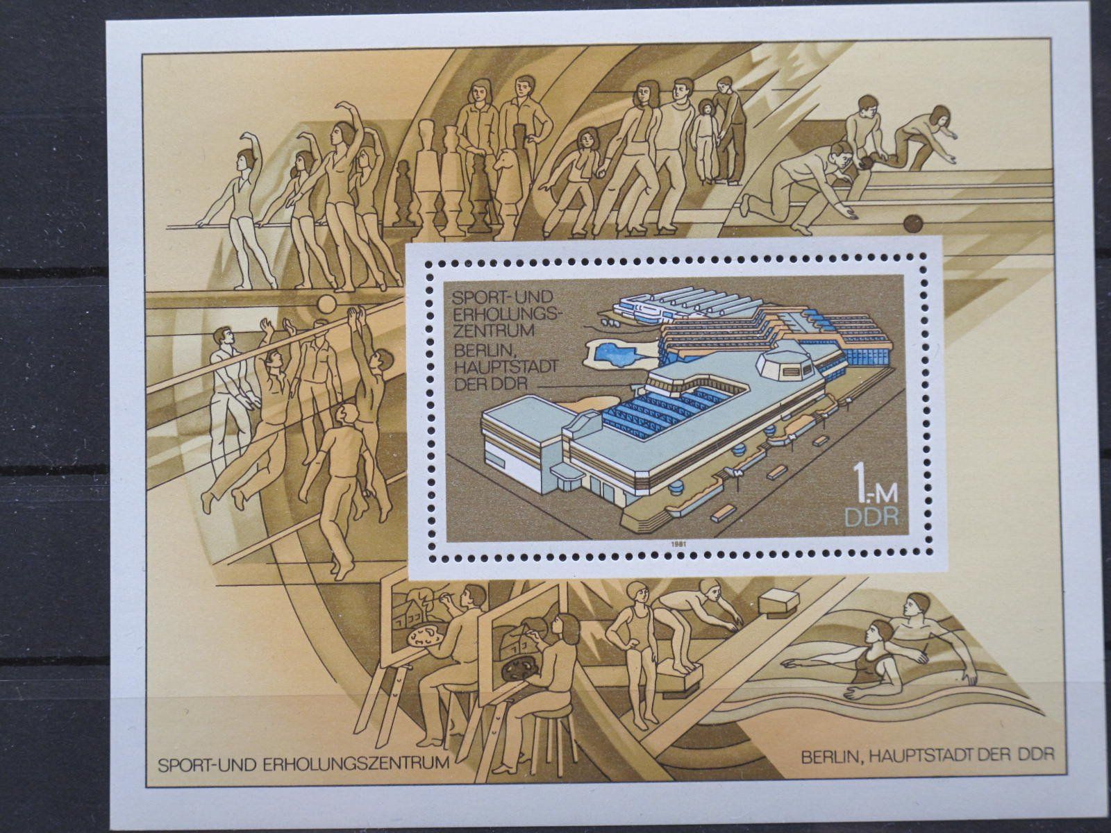 Tutti i francobolli: DDR 1981 Sport & Erholung  Block 64 ** – Usato da Wil SG venduto da fva01