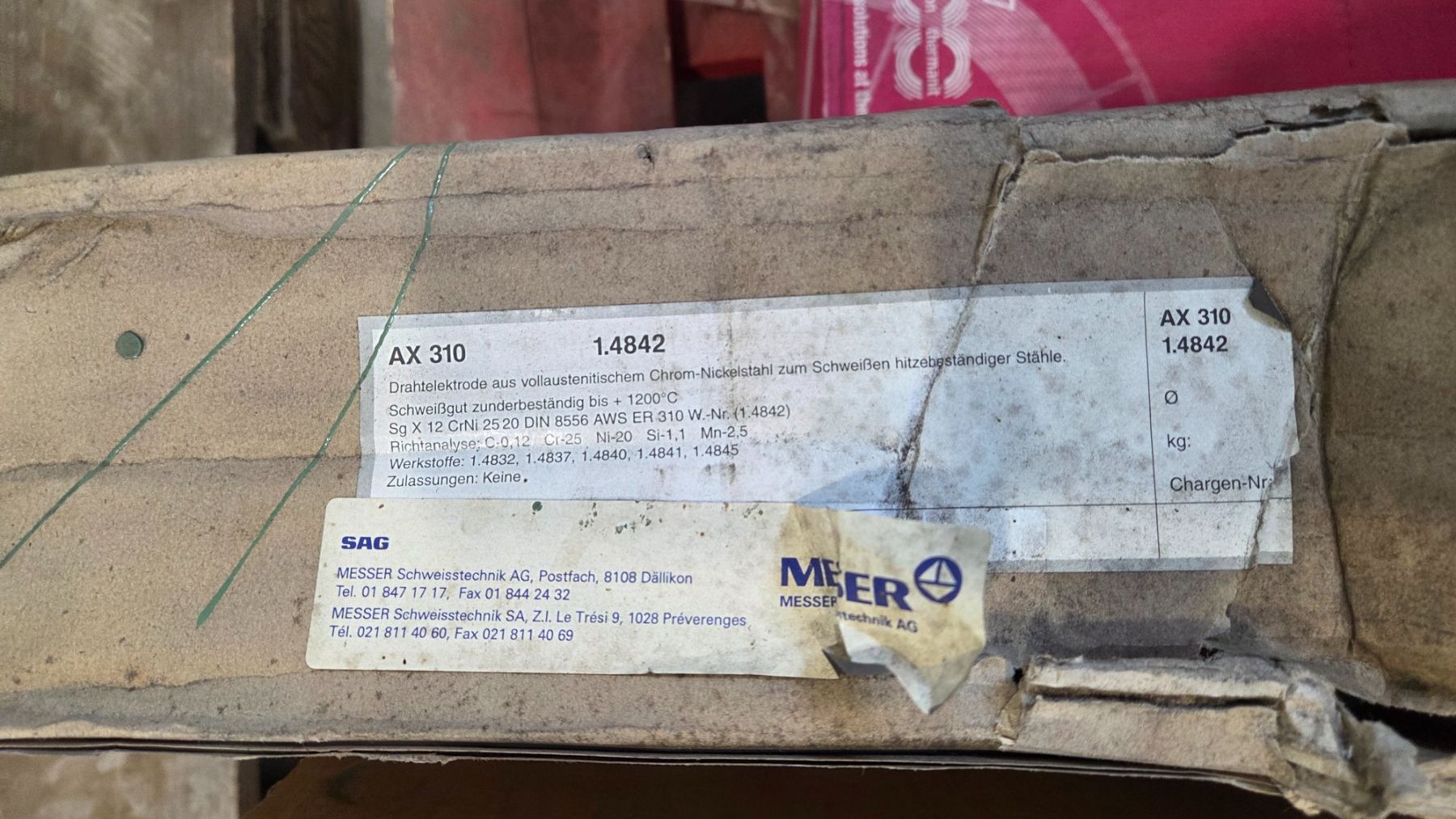 Saldatori: Schweissdraht und Elektroden – Usato da Glarus venduto da 3614 9