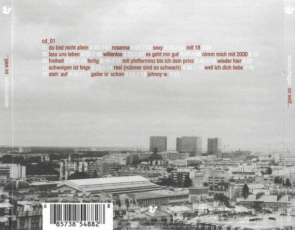 CD: CD Westerhagen - So weit/Best of (2000) – Usato da Möriken AG venduto da mineralia 1