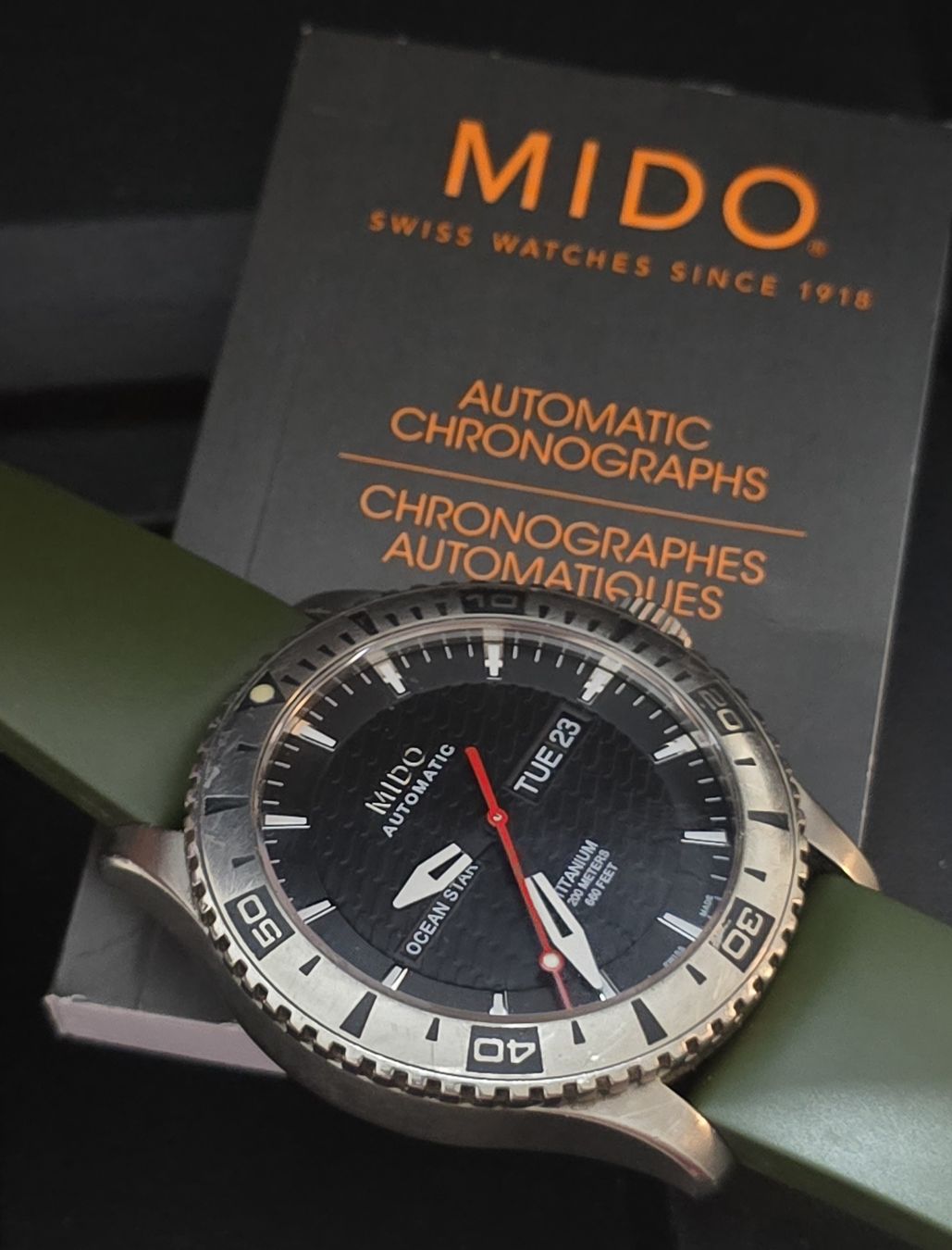 Mido Orologi: Mido Ocean Star Captain IV TITANIUM Automatic – Usato da Les Acacias venduto da watinjo 5