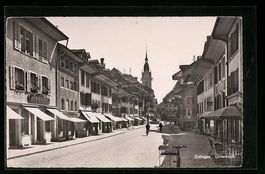 Zofingen, Strassenpartie mit Geschäften