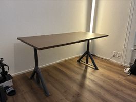 Ikea Idasen Burötisch / Schreibtisch braun holz 160 x 80