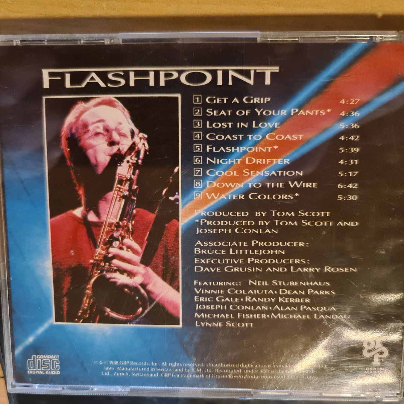 CD: Tom Scott - Flash Point – Usato da Dintikon venduto da Vexi 1