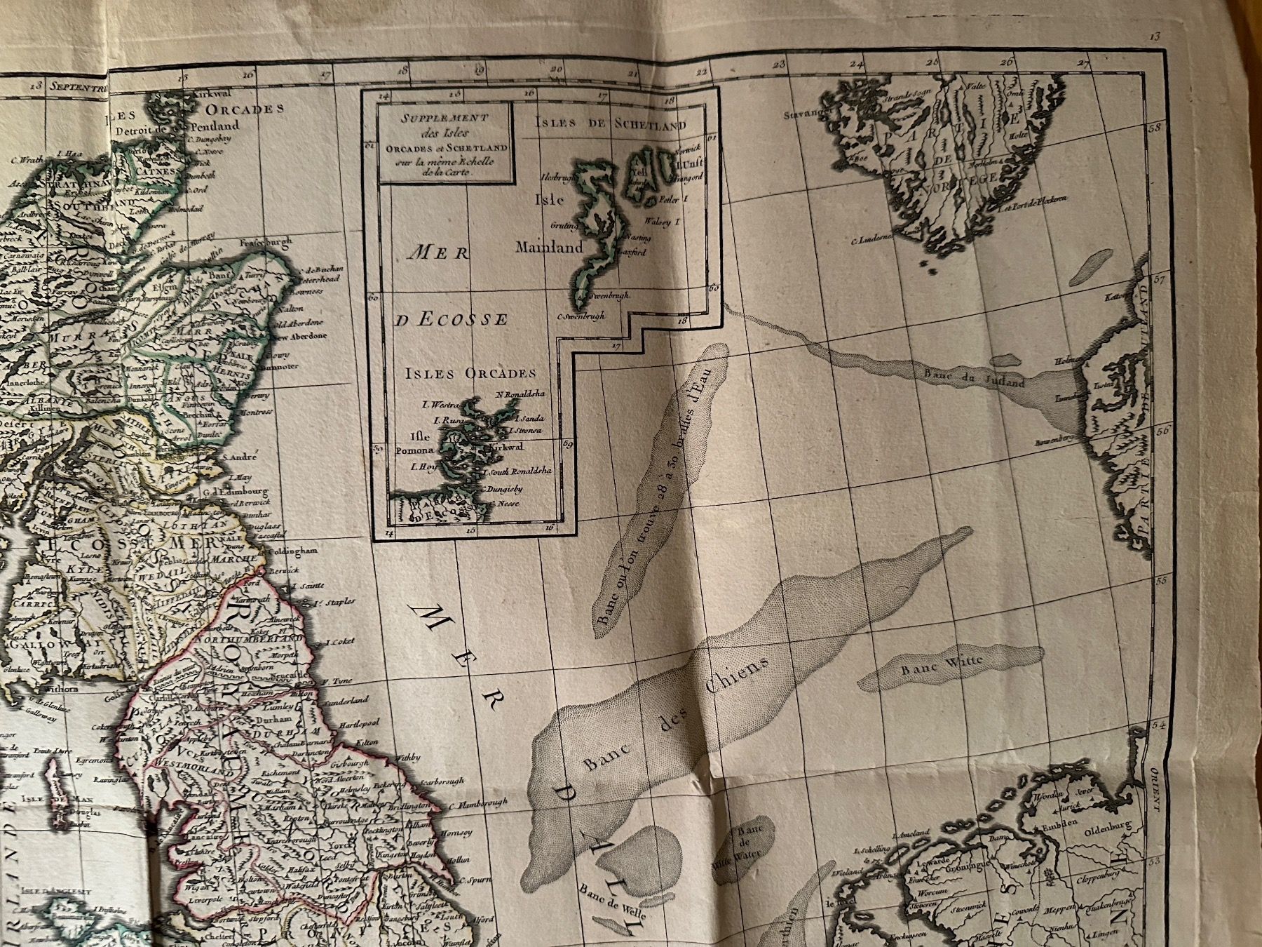 Cartine & Atlanti: Robert Janvier: Les Isles Britanniques 1769 – Usato da Zürich venduto da allp 2