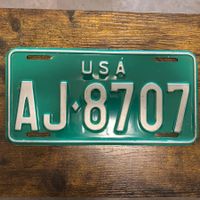 🇺🇸 U.S. Autoschild - AJ-8707 (US Forces Deutschland)