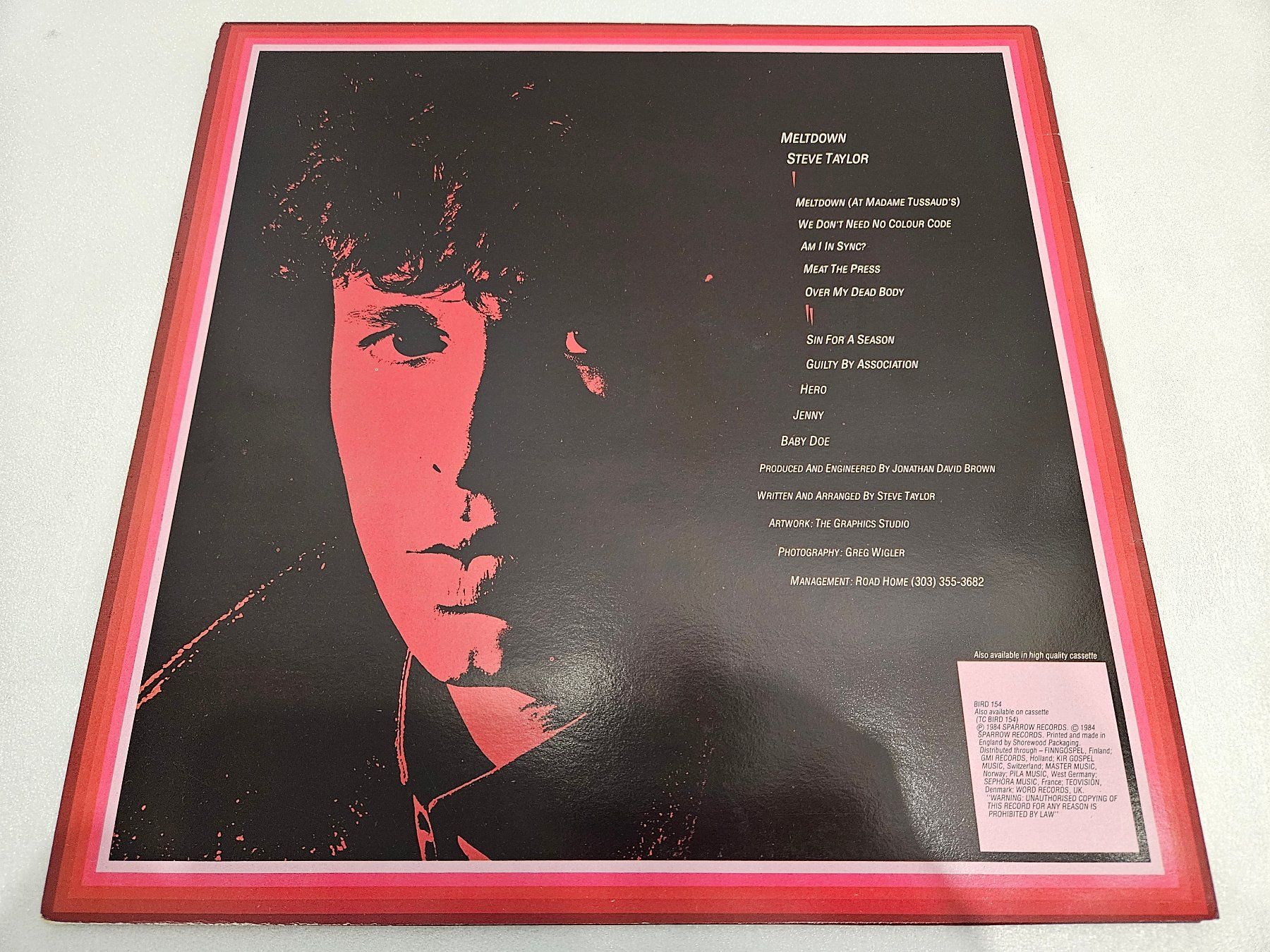 Schallplatten: Steve Taylor – Meltdown – Gebraucht aus Uster von Vinyl-Leidenschaft 1