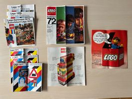 Lego Kataloge 1970 bis 1974 diverse Ausgaben