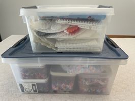 MEGA Set Bügelperlen mit 34 Bauplatten und viele Perlen