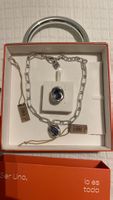 Silver Uno De 50 Necklace and Ring Set