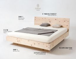 AKTION ZIRBENBETT inkl. Lattenrost - 160/180x200cm