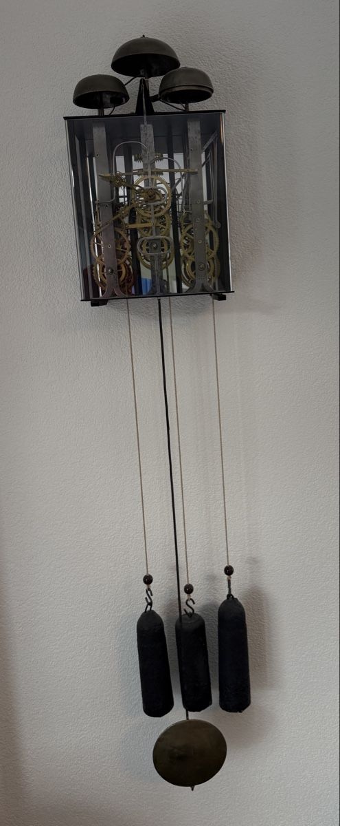 Orologi da terra & Orologi da parete: Alte Skelett Comptoise Pendeluhr mit einer Plexiglashülle – Usato da Reinach BL venduto da Piper57 3