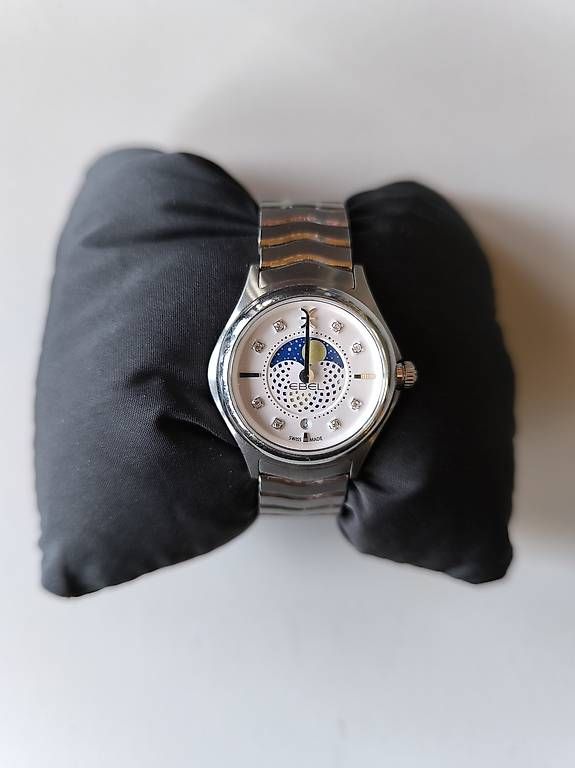 Ebel Orologi: Ebel Wave Moonphase Diamond Dial – Usato da Colombier NE venduto da klotton 3