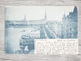CL16 Carte Postale + Timbre Allemagne 1897