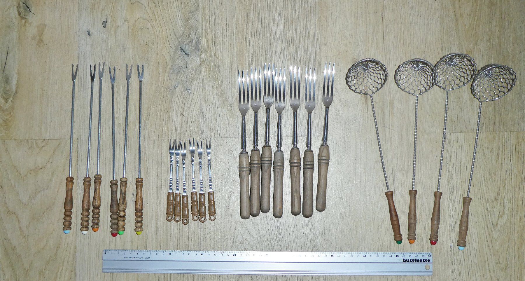Forchette: Fondue Besteck 4 Set._ – Nuovo e nell'imballaggio originale da Siebnen venduto da GluckPilz5684 6