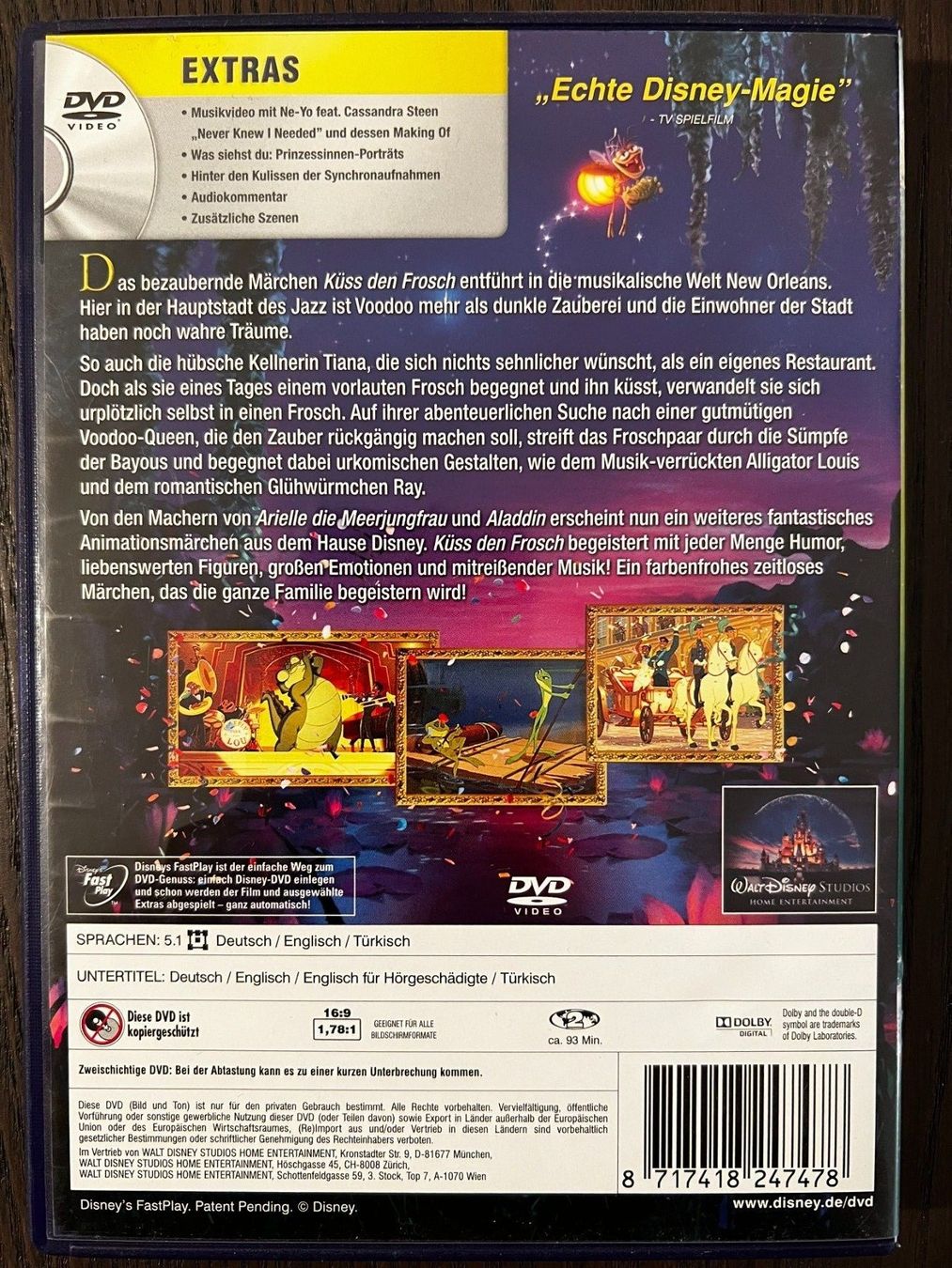Tutti i DVDs: Küss den Frosch – Usato da Zürich venduto da FilmFreunde 1