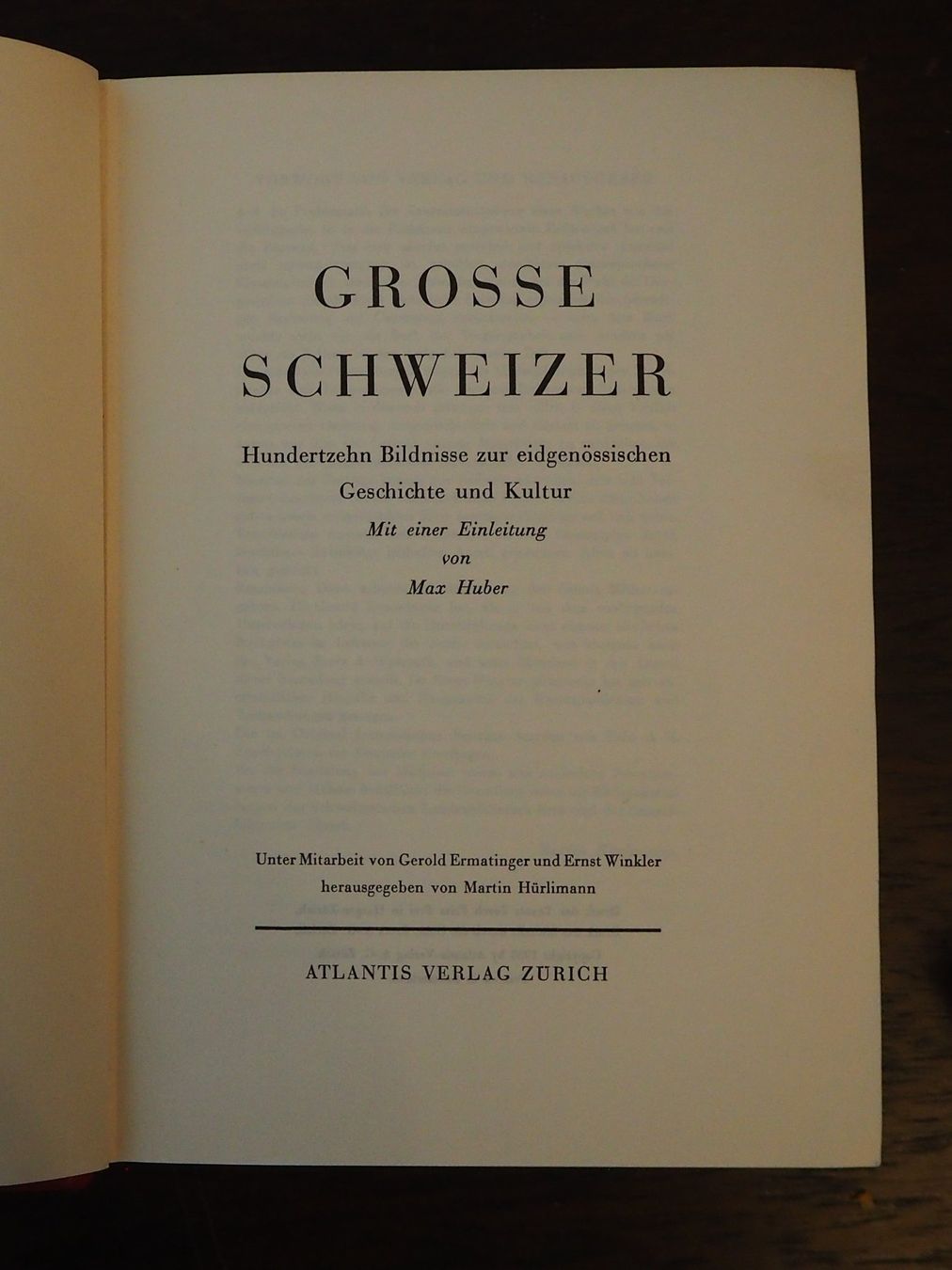 Libri: Grosse Schweizer / 1938 – Usato da Chur venduto da big_5zx8 2