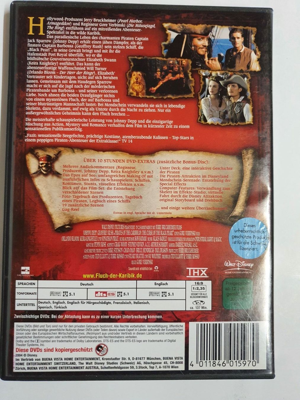 Alle DVDs: Fluch der Karibik DVD – Gebraucht aus Oberdorf BL von BaldenEagle 3