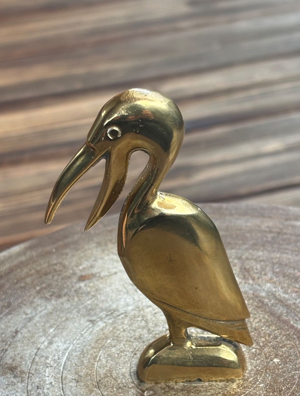 Statuette: Pelikan Messingguss poliert – Usato da Lüchingen venduto da Eeizo 3