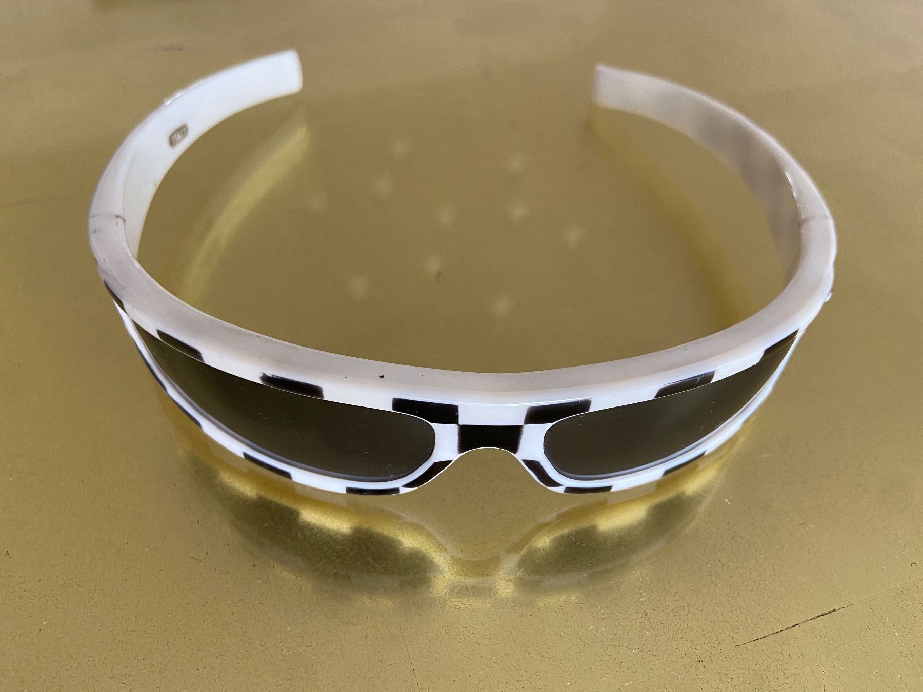 Brillen & Gläser: Sonnenbrillen Vintage 70er Schachmuster – Gebraucht aus Winterthur von ArT-78 1