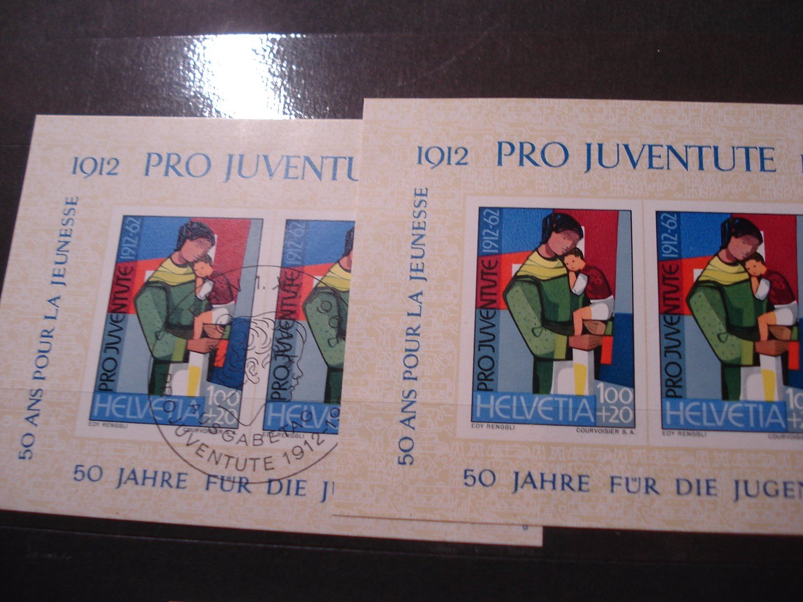 Tous les timbres: Block 1962, Pro Juventute ** + ET-o – D'occasion à Niederwil AG par morostahu