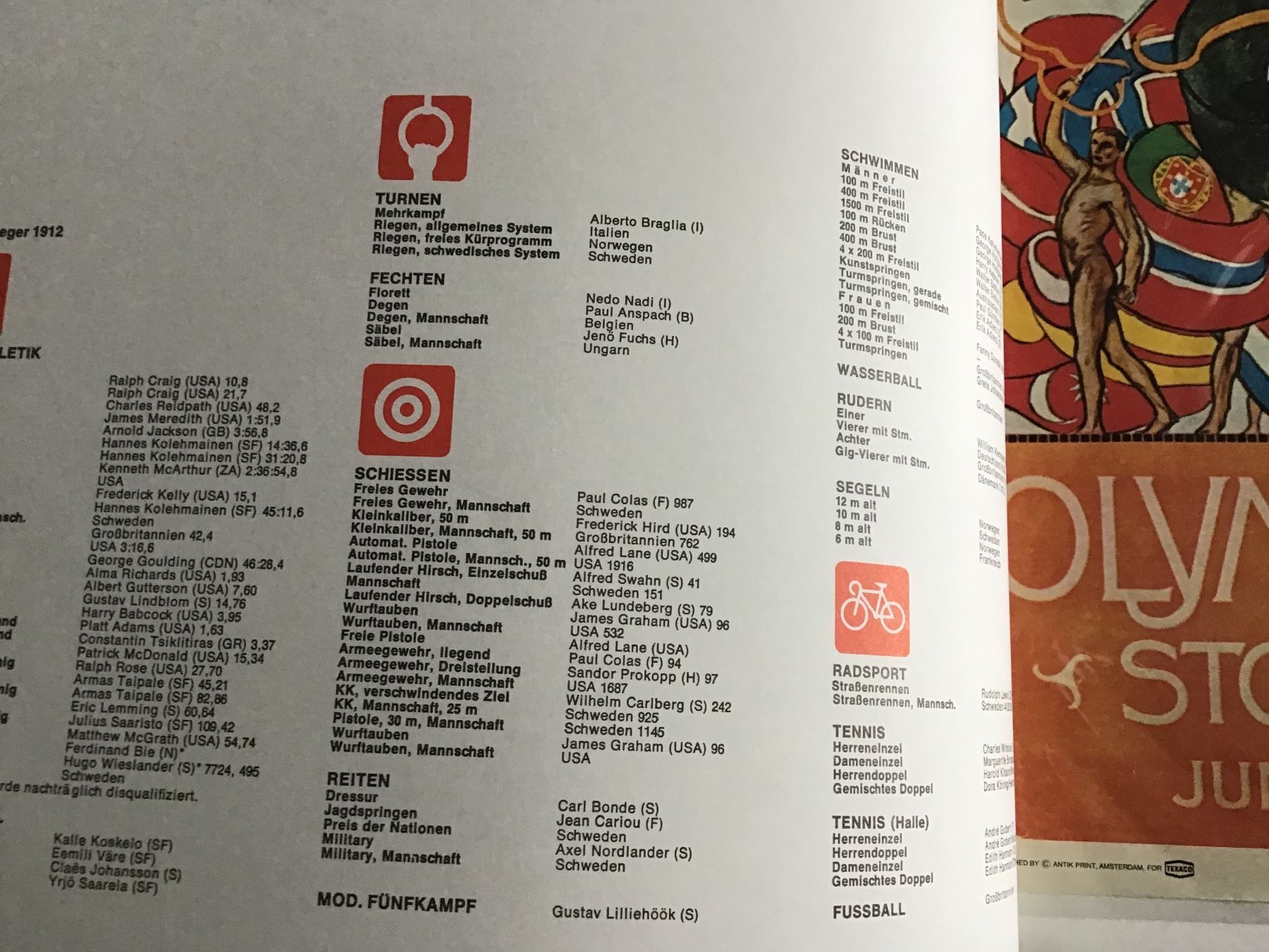 Bücher: Poster, Olympische Sommerspiele 1912  - 1972 – Gebraucht aus Rüti ZH von Phaeton10 2