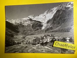 Sass Fee anno 1935. Feegletscher, Alphubel, Täschhorn